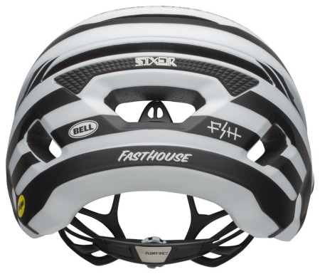 Kask mtb BELL SIXER INTEGRATED MIPS fasthouse stripes matte white black roz. S (52–56 cm) (NEW). - rove.pl