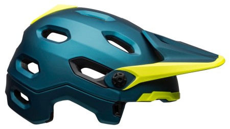 Kask full face BELL SUPER DH MIPS SPHERICAL matte gloss blue hi-viz roz. S (52–56 cm) (NEW). - rove.pl