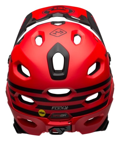 Kask full face BELL SUPER DH MIPS SPHERICAL fasthouse matte gloss red black roz. S (52–56 cm) (NEW). - rove.pl