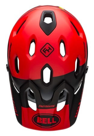 Kask full face BELL SUPER DH MIPS SPHERICAL fasthouse matte gloss red black roz. S (52–56 cm) (NEW). - rove.pl