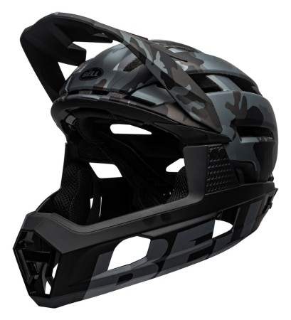 Kask full face BELL SUPER AIR R MIPS SPHERICAL matte gloss black camo roz. S (52–56 cm) (NEW) - rove.pl