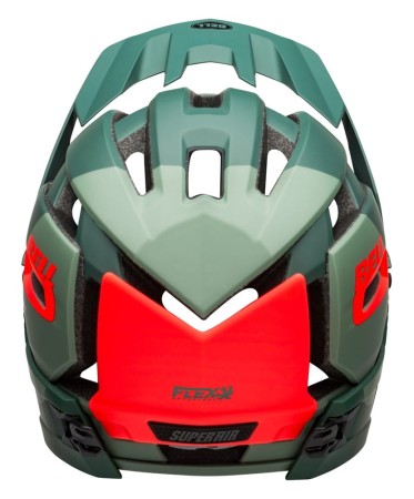 Kask full face BELL SUPER AIR R MIPS SPHERICAL matte gloss green infrared roz. S (52–56 cm) (NEW) - rove.pl