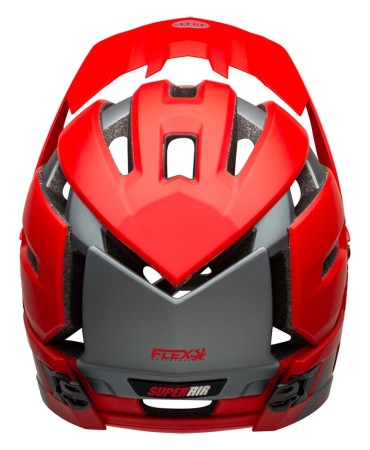 Kask full face BELL SUPER AIR R MIPS SPHERICAL matte gloss red gray roz. M (55–59 cm) (NEW) - rove.pl