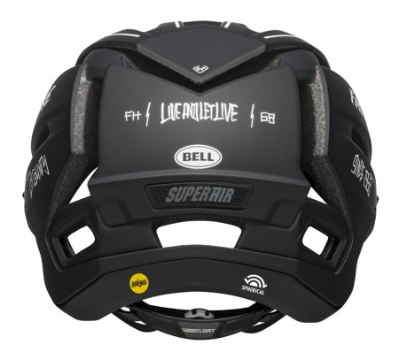 Kask full face BELL SUPER AIR R MIPS SPHERICAL matte black white fasthouse roz. L (59-63 cm) (NEW). - rove.pl