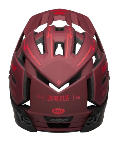 Kask full face BELL SUPER AIR R MIPS SPHERICAL matte red black fasthouse roz. S (52-56 cm) (NEW) - rove.pl