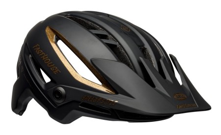 Kask mtb BELL SIXER INTEGRATED MIPS fasthouse matte gloss black gold roz. S (52–56 cm) (NEW) - rove.pl