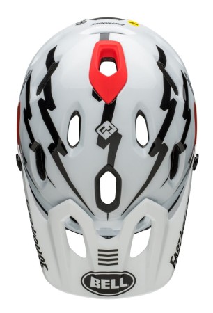 Kask full face BELL SUPER DH MIPS SPHERICAL fasthouse matte gloss black white roz. L (58–62 cm) (NEW). - rove.pl