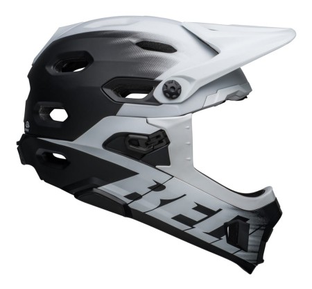 Kask full face BELL SUPER DH MIPS SPHERICAL matte black white roz. L (59-63 cm) (NEW) - rove.pl