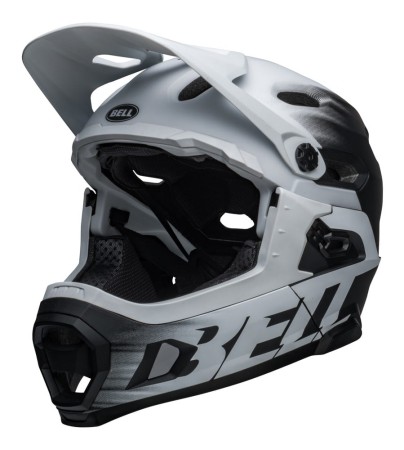 Kask full face BELL SUPER DH MIPS SPHERICAL matte black white roz. L (59-63 cm) (NEW) - rove.pl