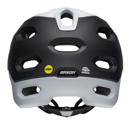 Kask full face BELL SUPER DH MIPS SPHERICAL matte black white roz. L (59-63 cm) (NEW) - rove.pl