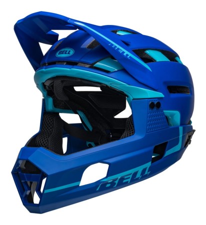 Kask full face BELL SUPER AIR R MIPS SPHERICAL matte gloss blues roz. L (59-63 cm) (NEW) - rove.pl