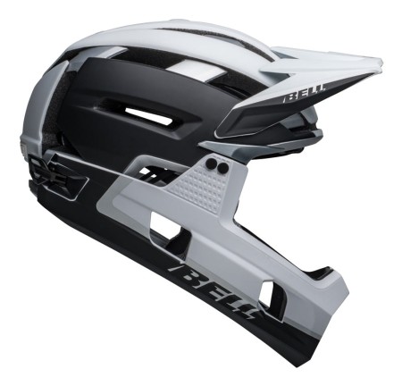 Kask full face BELL SUPER AIR R MIPS SPHERICAL matte black white roz. M (55-59 cm) (NEW). - rove.pl