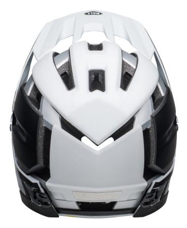 Kask full face BELL SUPER AIR R MIPS SPHERICAL matte black white roz. L (59-63 cm) (NEW). - rove.pl