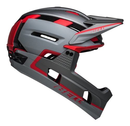 Przejdź do produktu Kask full face BELL SUPER AIR R MIPS SPHERICAL matte gray red roz. M (55-59 cm) (NEW).