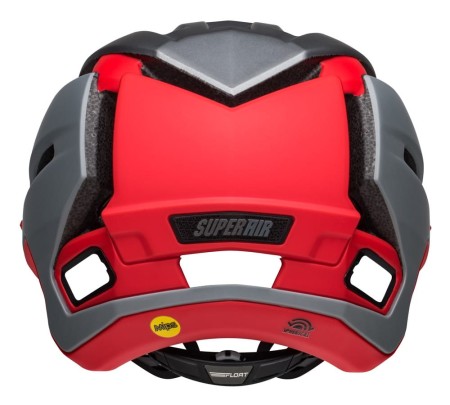 Kask full face BELL SUPER AIR R MIPS SPHERICAL matte gray red roz. M (55-59 cm) (NEW). - rove.pl