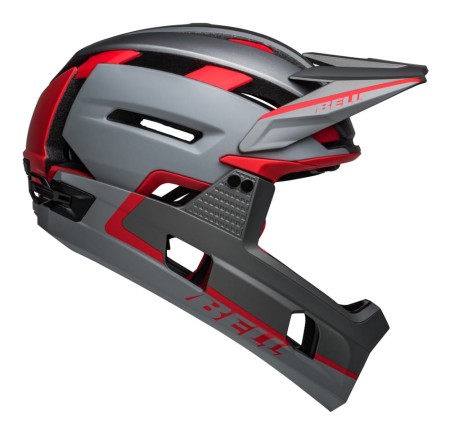 Kask full face BELL SUPER AIR R MIPS SPHERICAL matte gray red roz. L (59-63 cm) (NEW). - rove.pl