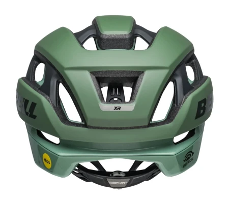 Kask gravel szosowy BELL XR MIPS SPHERICAL matte gloss green flare roz. M (55–59 cm) (NEW). - rove.pl