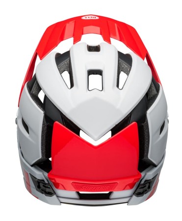 Kask full face BELL SUPER AIR R MIPS SPHERICAL matte gloss white infrared roz. L (59-63 cm) (NEW) - rove.pl