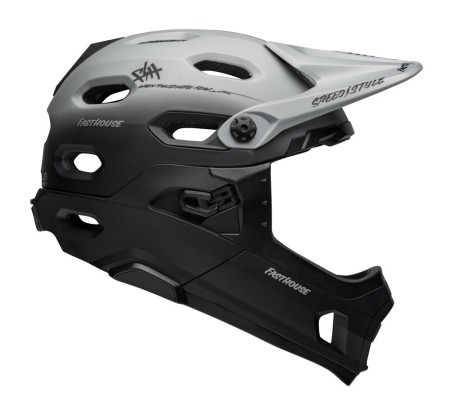 Kask full face BELL SUPER DH MIPS SPHERICAL fasthouse taco tuesday matte gray black roz. L (58–62 cm) (NEW) - rove.pl
