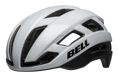 Kask gravel szosowy BELL FALCON XR INTEGRATED MIPS matte gloss white black roz. S (52-56 cm) (NEW) - rove.pl