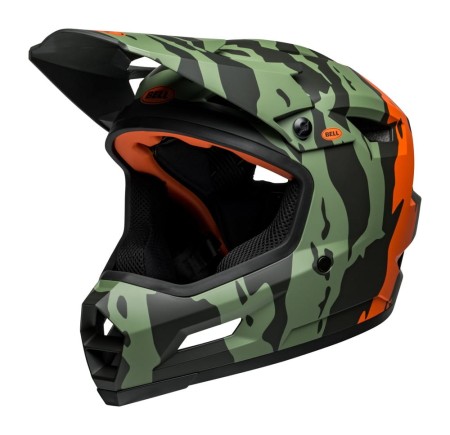 Kask full face BELL SANCTION 2 DLX MIPS ravine matte dark green orange roz. XL (59-61 cm) (NEW) - rove.pl
