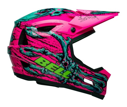 Przejdź do produktu Kask full face BELL SANCTION 2 DLX MIPS bonehead gloss pink turquoise roz. XL (59-61 cm) (NEW) (LIMITED EDITION)