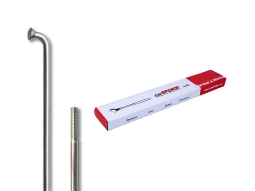Przejdź do produktu Szprychy CNSPOKE STD14 2.0-2.0-2.0 stal nierdzewna 254mm srebrne + nyple 144szt.