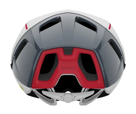 Kask czasowy GIRO VANQUISH INTEGRATED MIPS matte white portaro gray red roz. S (51-55 cm) (WYPRZEDAŻ -45%) - rove.pl