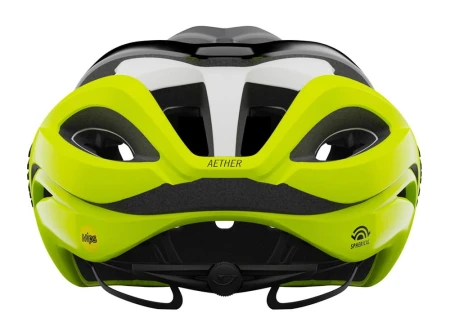 Kask szosowy GIRO AETHER SPHERICAL MIPS matte black fade highlight yellow roz. S (51-55 cm) (WYPRZEDAŻ -40%) - rove.pl