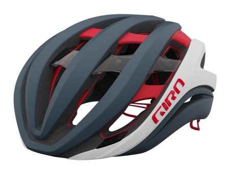 Kask szosowy GIRO AETHER SPHERICAL MIPS matte portaro gray white red roz. S (51-55 cm) (WYPRZEDAŻ -40%) - rove.pl