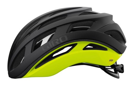Kask szosowy GIRO HELIOS SPHERICAL MIPS matte black fade highlight yellow roz. S (51-55 cm) (WYPRZEDAŻ -50%) - rove.pl