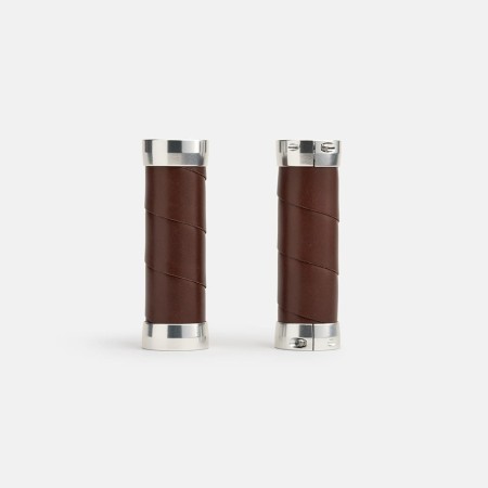 Chwyty BROOKS SLENDER LEATHER GRIPS, Brown, Rozmiar 100/100 (NEW) - rove.pl