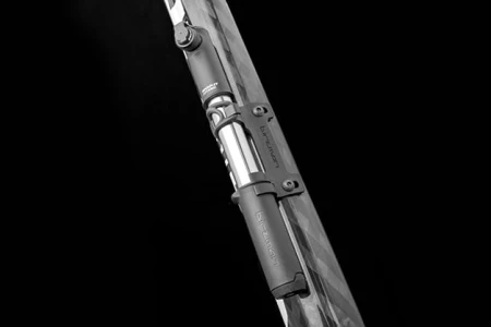 Pompka ręczna BIRZMAN Scope Apogee (Presta/Schrader), 120psi/8.3 bar, Długość 220mm, CNC, Srebrno-Czarna (NEW) - rove.pl