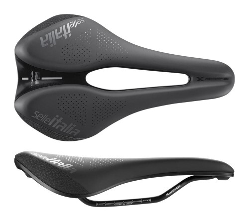 Przejdź do produktu Siodło SELLE ITALIA NOVUS BOOST EVO X-CROSS TM, Superflow L (id match L3), Manganese Rail, Soft-Tek, 251g, Czarne (NEW 2025)