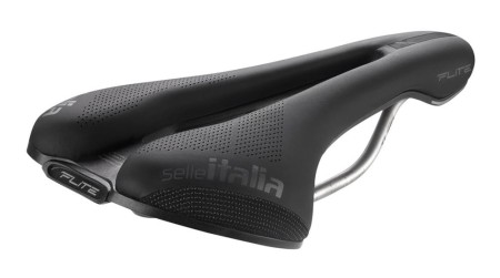 Siodło SELLE ITALIA FLITE BOOST X-CROSS TI316 SUPERFLOW S (id match S3), TI 316 Rail, Fibra-Tek, Light Gel, 204g, Czarne (NEW 2025) - rove.pl
