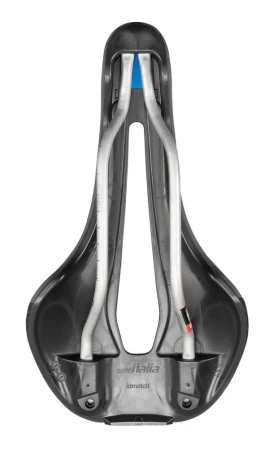 Siodło SELLE ITALIA FLITE BOOST X-CROSS TI316 SUPERFLOW S (id match S3), TI 316 Rail, Fibra-Tek, Light Gel, 204g, Czarne (NEW 2025) - rove.pl