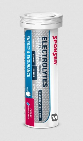 Elektrolity SPONSER ELECTROLYTES TABS Cherry Tabletki (pudełko 12szt x 10 tabletek) (NEW 2025) - rove.pl