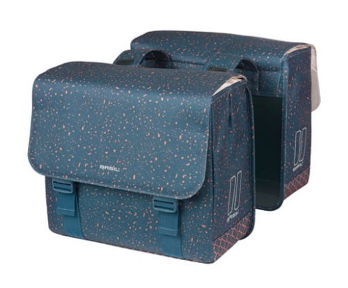 Przejdź do produktu Sakwy BASIL FLAIR DOUBLE BICYCLE BAG, HOOK-ON, 35L, Wodoodporna, Navy (NEW 2025)