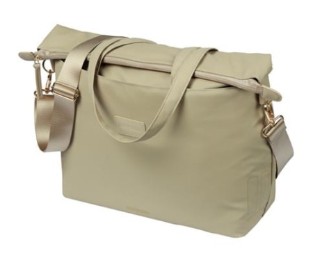 Torba BASIL MANHATTAN COMMUTER OFFICE BICYCLE BAG, HOOK-ON, 12L, Wodoodporna, Taupe (NEW 2025) - rove.pl