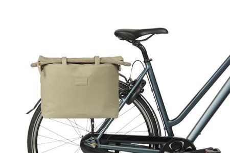 Torba BASIL MANHATTAN COMMUTER OFFICE BICYCLE BAG, HOOK-ON, 12L, Wodoodporna, Taupe (NEW 2025) - rove.pl