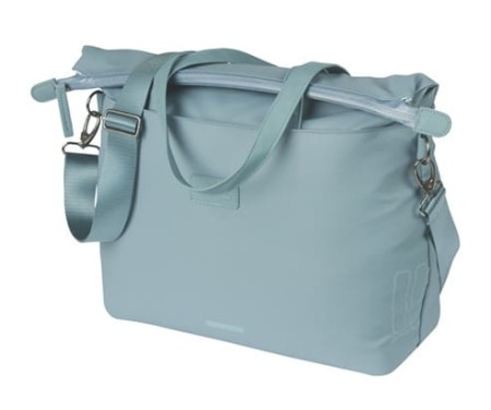 Torba BASIL MANHATTAN COMMUTER OFFICE BICYCLE LAPTOP BAG, HOOK-ON, 12L, Wodoodporna, Graphite Blue (NEW 2025) - rove.pl