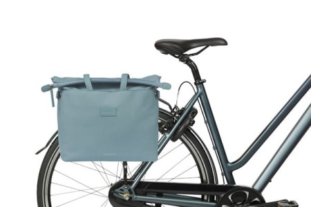 Torba BASIL MANHATTAN COMMUTER OFFICE BICYCLE LAPTOP BAG, HOOK-ON, 12L, Wodoodporna, Graphite Blue (NEW 2025) - rove.pl