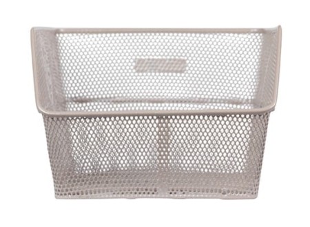 Kosz na bagażnik  BASIL CENTO FLOWER REAR BASKET, Stalowy, Nude Metallic (NEW 2025) - rove.pl