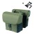 Sakwy BASIL GO DOUBLE BAG, MIK z adapterem do mocowania, 32L, Dark Green (NEW 2025) - rove.pl