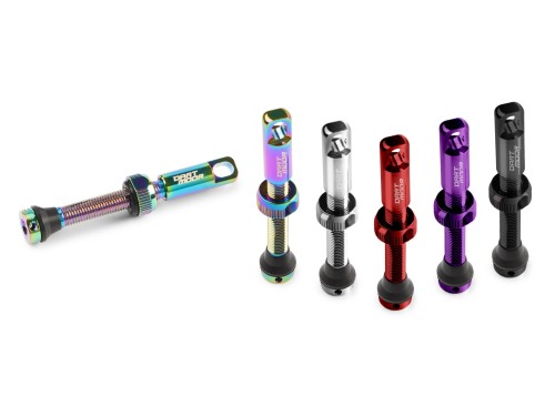 Przejdź do produktu Wentyle do zestawu bezdętkowego, 44mm, srebrne, zestaw 2 szt.