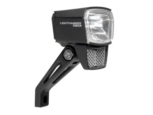 Przejdź do produktu Lampa przednia LS 805-T LIGHTHAMMER dynamo, 60lux
