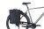 Sakwy BASIL MOVE DOUBLE BICYCLE BAG, MIK z adapterem do mocowania, 30L, Wodoodporna, Black (NEW 2025) - rove.pl