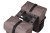 Sakwy BASIL MOVE DOUBLE BICYCLE BAG, MIK z adapterem do mocowania, 30L, Wodoodporna, Brown (NEW 2025) - rove.pl