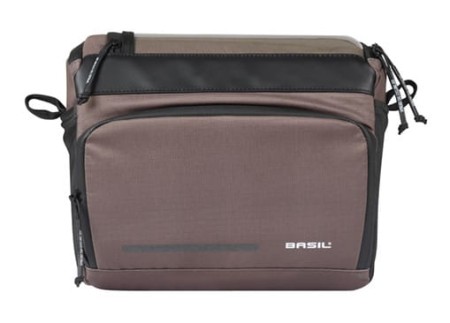 Torba na kierownicę BASIL MOVE HANDLEBAR BAG, KF z adapterem do mocowania, 7-8L, wodoodporna, Brown (NEW 2025) - rove.pl