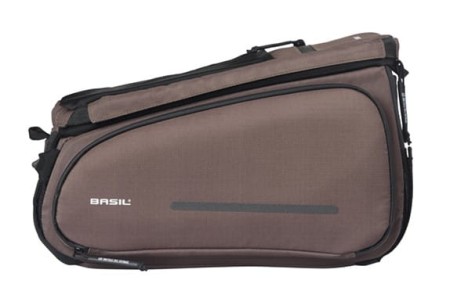 Torba na bagażnik BASIL MOV TRUNK BAG, Do stosowania z MIK, 10-26L, Wodoodporna, Brown (NEW 2025) - rove.pl